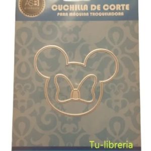 Scrap Troqueles Carita Minnie/mickey 87x70 Mm/43x30 2 Piezas