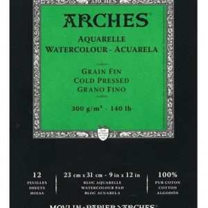 Canson Arches Block Acuarela 23x31 Cm 12 Hs 300 Grs Fino