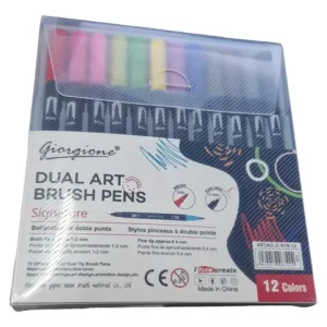 Marcadores X 12 Colores Dual Art Brush Pens Giorgione