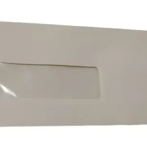 Sobres Oficio Ingles C Ventana 120 X 235 Mm 80gr X 500 Crema