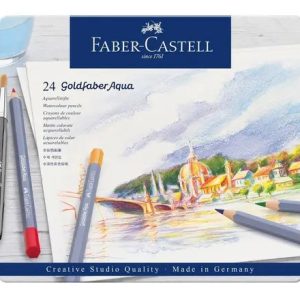Lapices Acuarelables Goldfaber Faber Castell X24 Lata