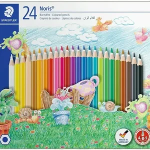 Lápices De Color Staedtler: Pack De 24 En Lata