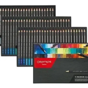 Lápices Acuarelables Caran D'ache Museum 76 Colores Pack 78 Unidades