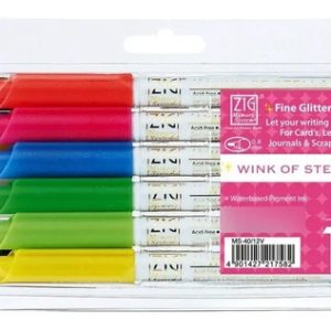 Marcadores Con Glitter Kuretake Wink Of Stella 12 Colores Pack 12 Unidades