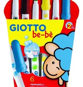 Marcadores Giotto Bebe X 6 Colores