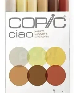 Marcadores Copic Ciao X 6 Hair Doble Punta