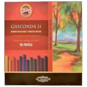 Pasteles Óleo Koh-i-noor Retro Polycolor 24 Oleos 24 Barras Circulares