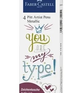 Marcadores Pitt Artist Metallic X 4 Faber Castell