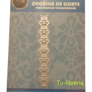 Scrapbooking Troqueles Puntilla Flor 123x22 Mm 1 Pieza