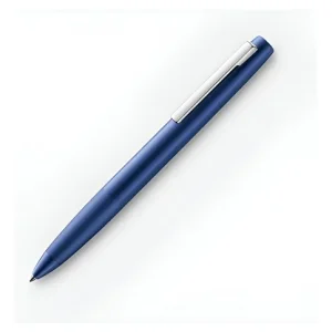 Bolígrafo Lamy Aion Azul Oscuro, De Tinta Media Y Con Estuche Varios