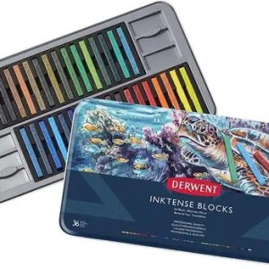 Inktense Blocks Derwent Barras De Tinta De Color X36 Solubles En Agua