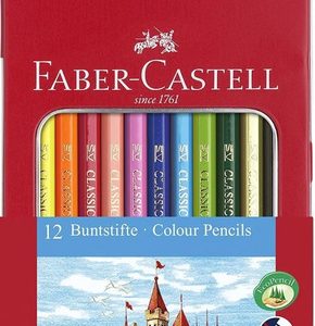 Lapices Faber Castell Hexagonal Lata X 12 Con Ventana