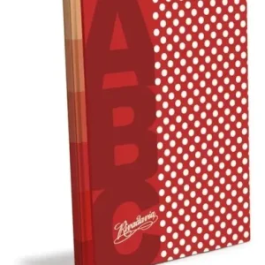 Cuaderno Rivadavia Abc Rayado Rojo Lunares X 48 Hojas