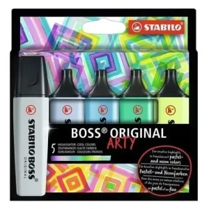 Set Stabilo Boss Original Arty Resaltadores Frios X 5