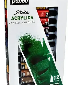 Acrlicos Set Pebeo Studio Acrylics X 12 Unid X 12 Ml