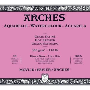 Canson Arches Block Acuarela 18cm X 26cm 20 Unidades
