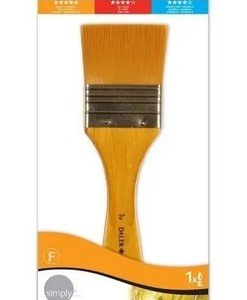 Pinceleta Daler Rowney Gold Taklon X 1 Flat 2 Pulgadas 5 Cm