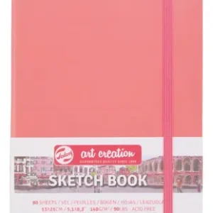 Libreta Art Creation Rojo Coral 13x21cm 140gr 80hjas