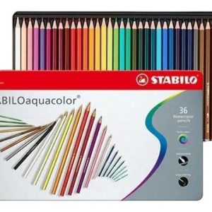 Lápices Acuarelables Stabilo Aquacolor X 36 Colores Graduación Hb