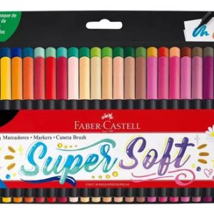 Fibras Faber Castell Supersoft Brush Pta Pincel Caja X50