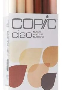 Marcadores Copic Ciao Doble Punta Tonos Piel Set 6 Alcohol Artistas