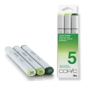 Marcadores Copic Sketch Color Fusion Set Numero Cinco