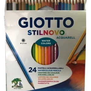 Lapices Acuarelables De Color Giotto Stilnovo X 24 Colores