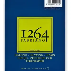Block Fabriano 1264 Dessin A5 Anillado 180 Grs 30 Hjs