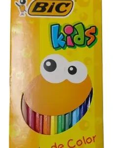 Lapices Largos X 12 Colores Bic Kids
