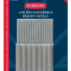 Recarga Goma Borrar Cilíndrica Derwent Usb X30 Unidades Artistas