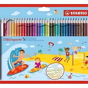 Lapices Stabilo Acuarelables Aquacolor Caja Carton X 36