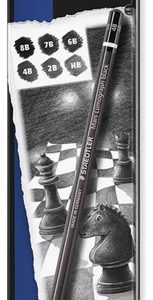 Staedtler Mars Lumograph Black Lata X 6 Lápices