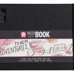 Cuaderno Sakura Sketch 140 Grs 21 X 14.8 Cm 80 H Papel Crema