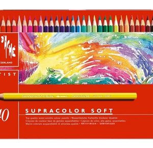 Lapices Caran Dache Supracolor Soft Acuarelables X 40