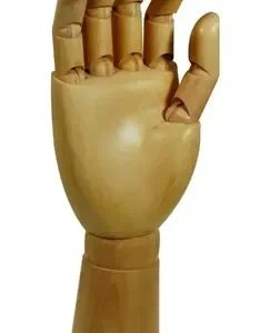 Mano Articulada De Madera Masculina Derecha 30 Cm