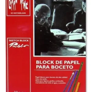 Block Caran Dache Sketch Pablo 35 X 50 Cm 30 Hojas 180 Grs