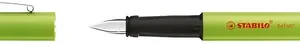 Lapicera Stabilo Pluma Befab Verde Manzana