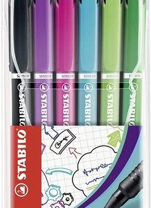 Microfibras Stabilo Sensor Set X 6 Colores