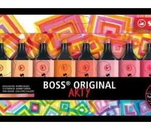 Set Stabilo Boss Original Arty Resaltadores Calidos X 10