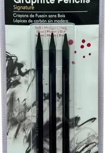 Lapices Carbon Sin Madera Set Giorgione X 3 Durezas Trazo Set Lapices Carbon Sin Madera