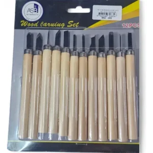 Set Gubias Herramientas Madera Para Tallado X 12 Piezas