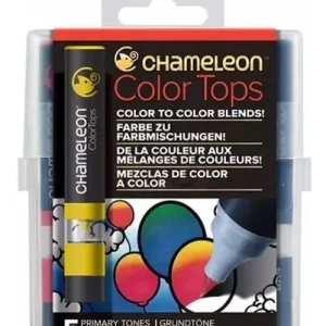 Marcadores Chameleon Tops Primarios Mezclas X 5