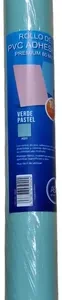 Rollo Pvc Autoadhesivo Color Pastel 10 Mts X 45 Cm Asb