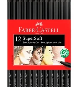 Lapices Faber Castell Supersoft Pieles X 12 Colores