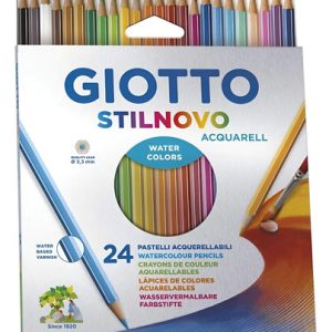 Lapices Giotto Stilnovo Acuarelables 24 Colores