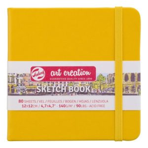 Libreta Art Creation Amarillo Dorado 12x12cm 140gr 80hjas