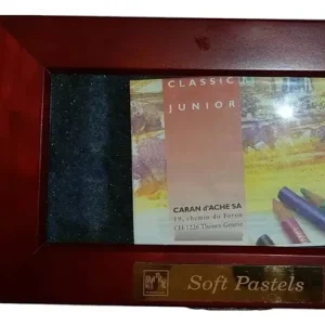 Caran Dache Tizas Pastel Soft X 18 Hechos A Mano Caja Madera