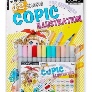 Set Marcadores X 12 Colores + Libro Copic Ciao