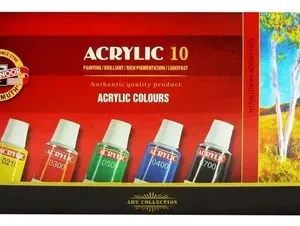 Acrilicos Koh-i-noor Pomos X 10 Colores