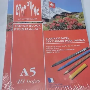 Block Caran Dache Boceto Prismalo A5 40 Hs 170 Gr Espiralado